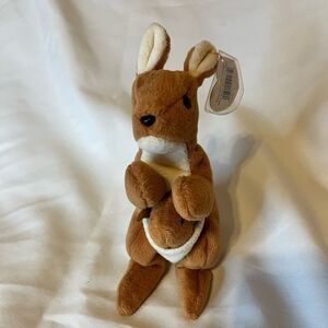 Brown Kangaroo Plush Toy